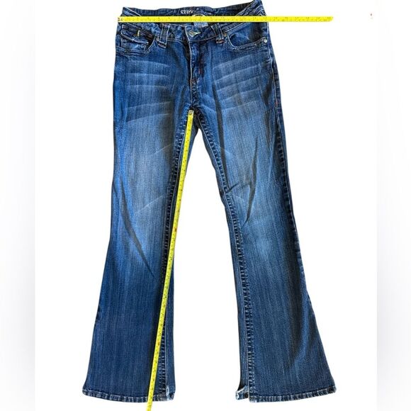 Revolt Jeans Co. Women’s Flare Leg Jeans Back Flap Pockets Size 9 - Picture 4 of 9